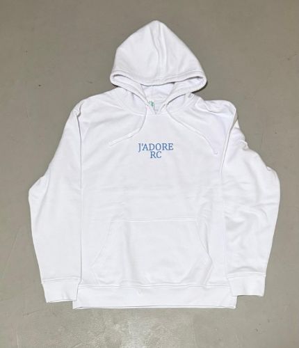 Immagine di Felpa bianca con cappuccio - J'ADORE RC