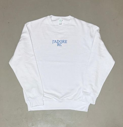 Immagine di Felpa bianca girocollo - J'ADORE RC