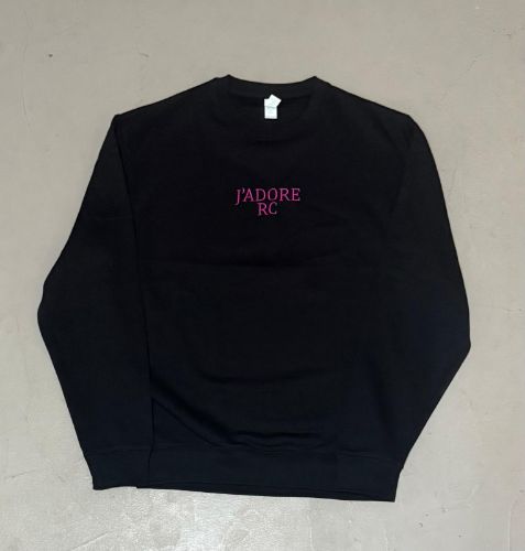 Immagine di Felpa nera girocollo - J'ADORE RC